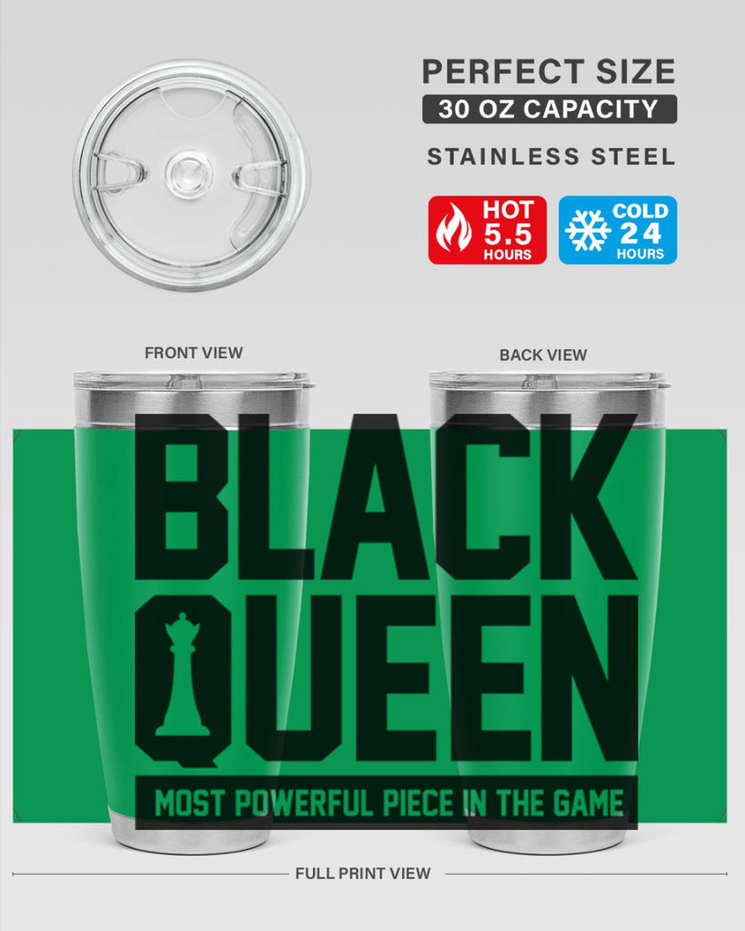 black queenchess 194#- black words phrases- Cotton Tank