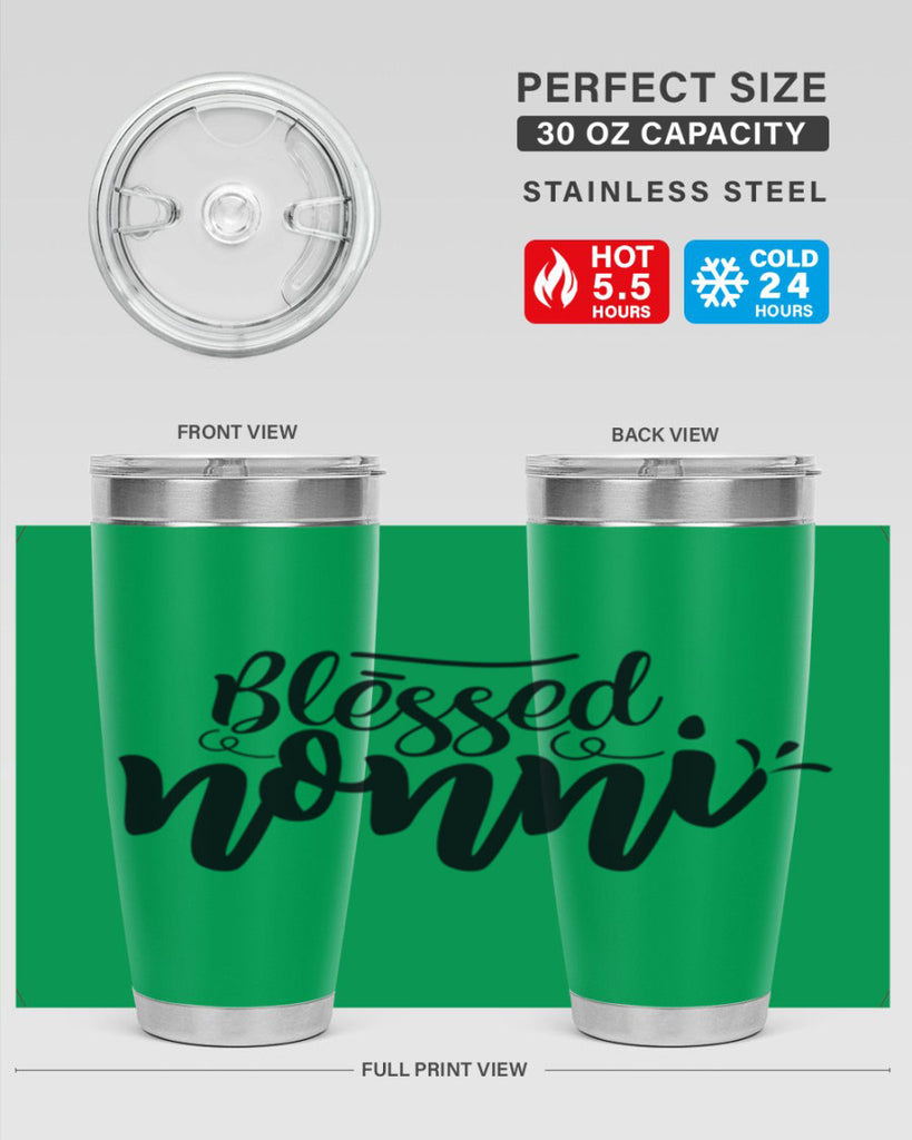 blessed nonni 57#- grandma - nana- Tumbler