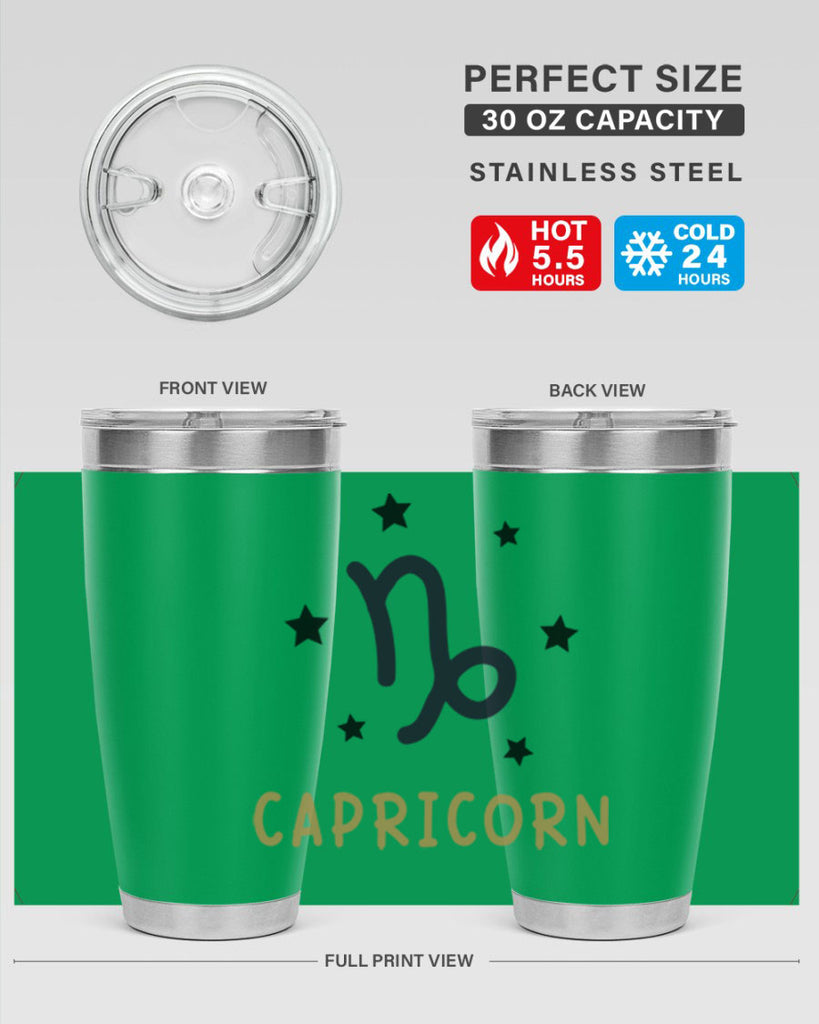 capricorn 206#- zodiac- Tumbler