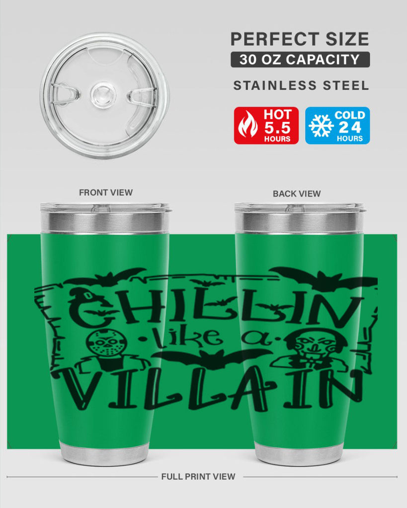 chillin like a villain 82#- halloween- Tumbler