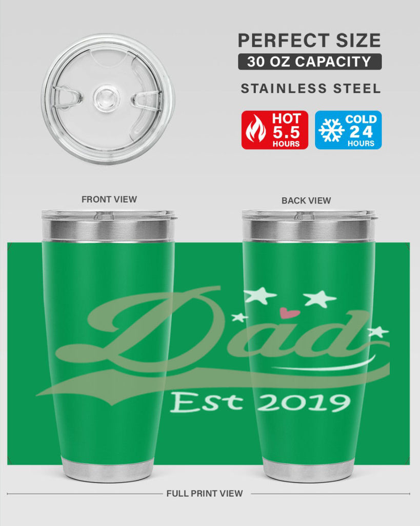 dad est 101#- fathers day- Tumbler