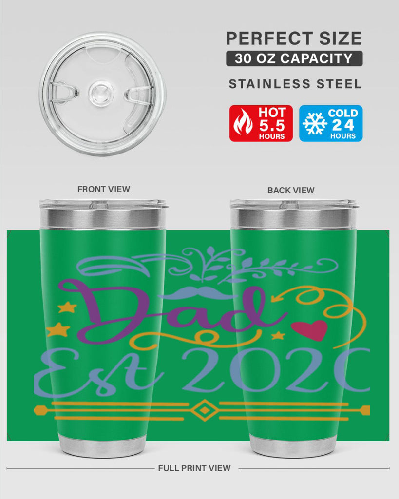 dad est 97#- fathers day- Tumbler