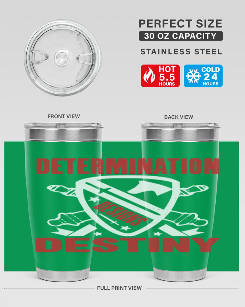 determination is destiny Style 29#- Fourt Of July- Tumbler