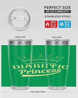 diabetic princess Style 42#- diabetes- Tumbler