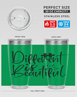 different is beautiful Style 12#- autism- Tumbler