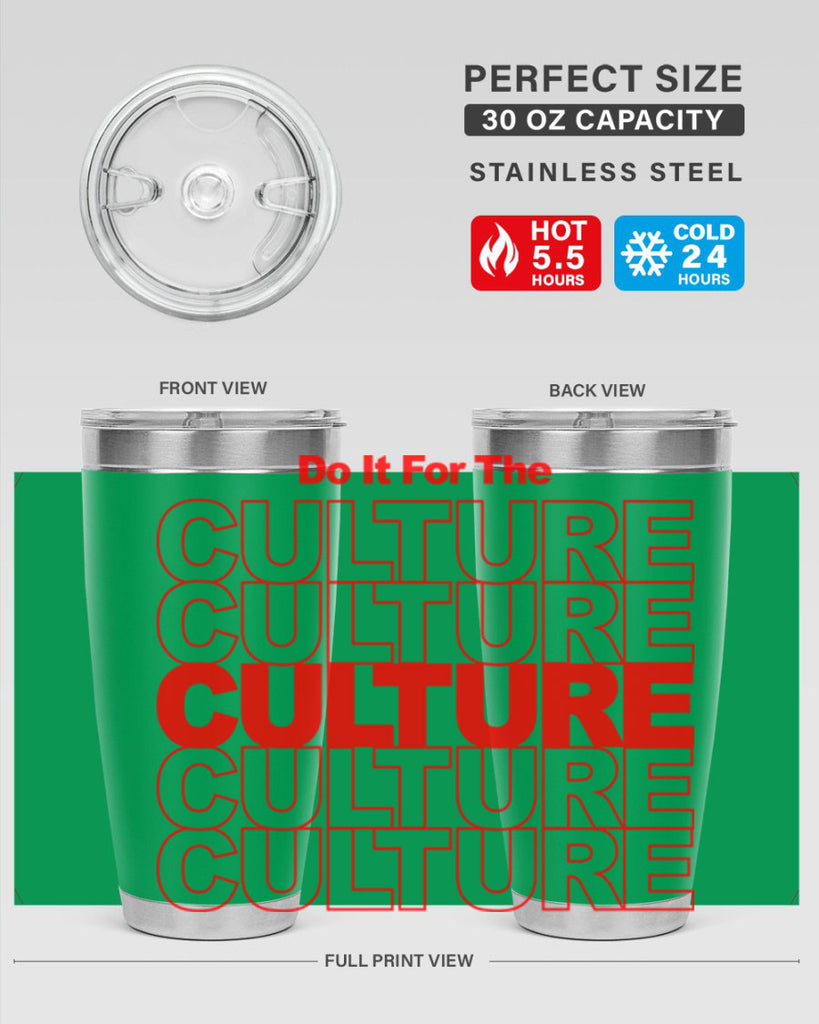do it for the culture 170#- black words phrases- Cotton Tank