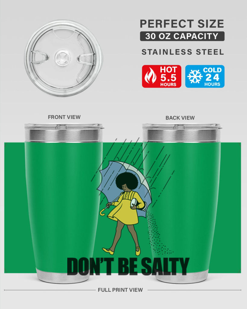 dont be salty 169#- black words phrases- Cotton Tank