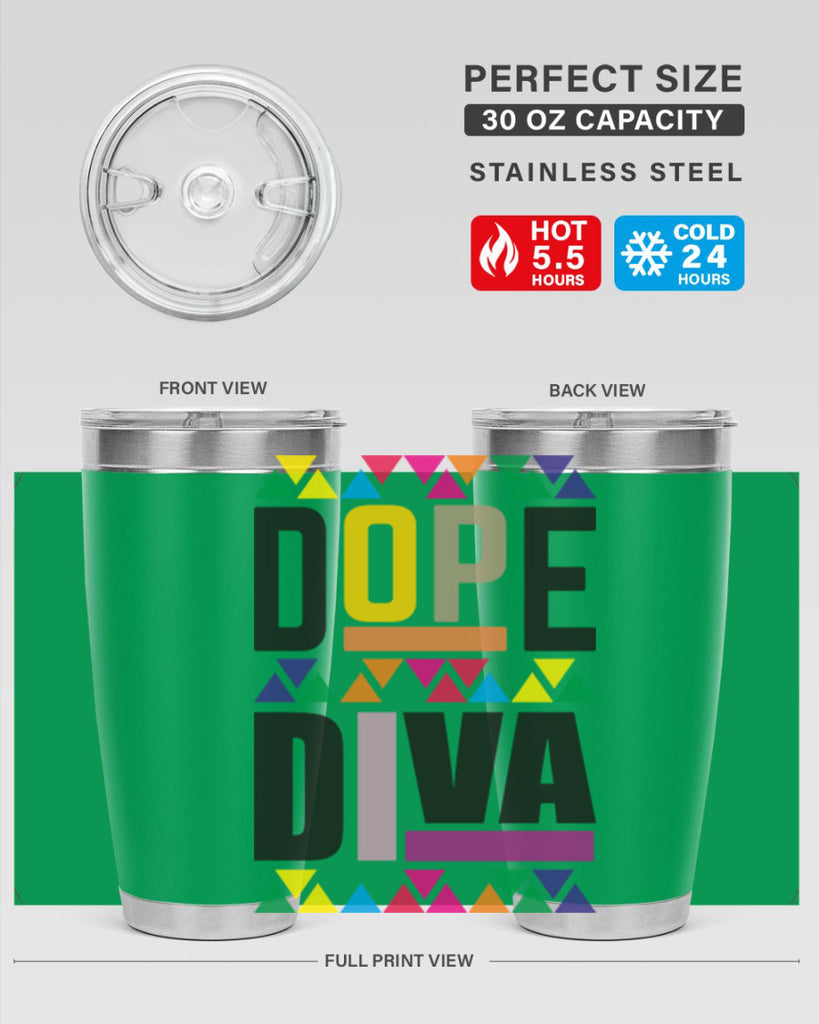 dope diva- black words phrases- Cotton Tank