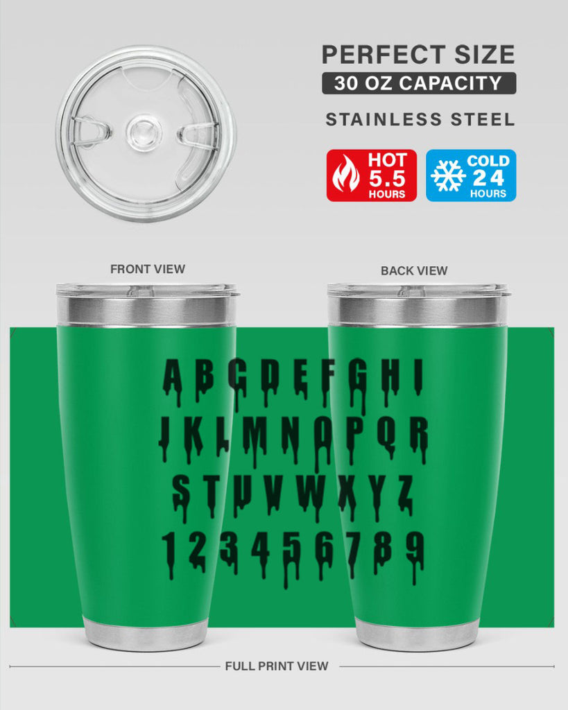 drip font 164#- black words phrases- Cotton Tank