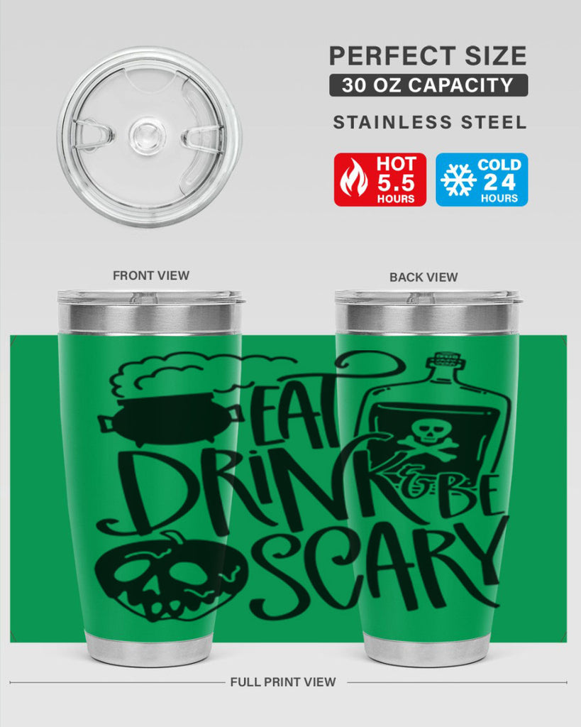 eat drink be scary 78#- halloween- Tumbler