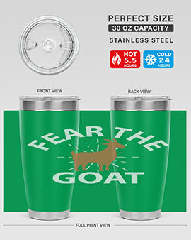 fear the goat Style 4#- goat- Tumbler