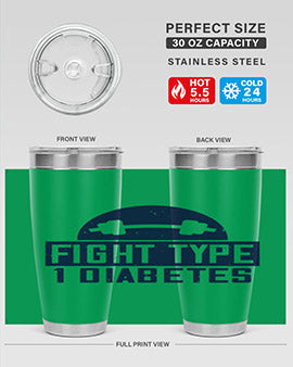 fight type diabetes Style 37#- diabetes- Tumbler