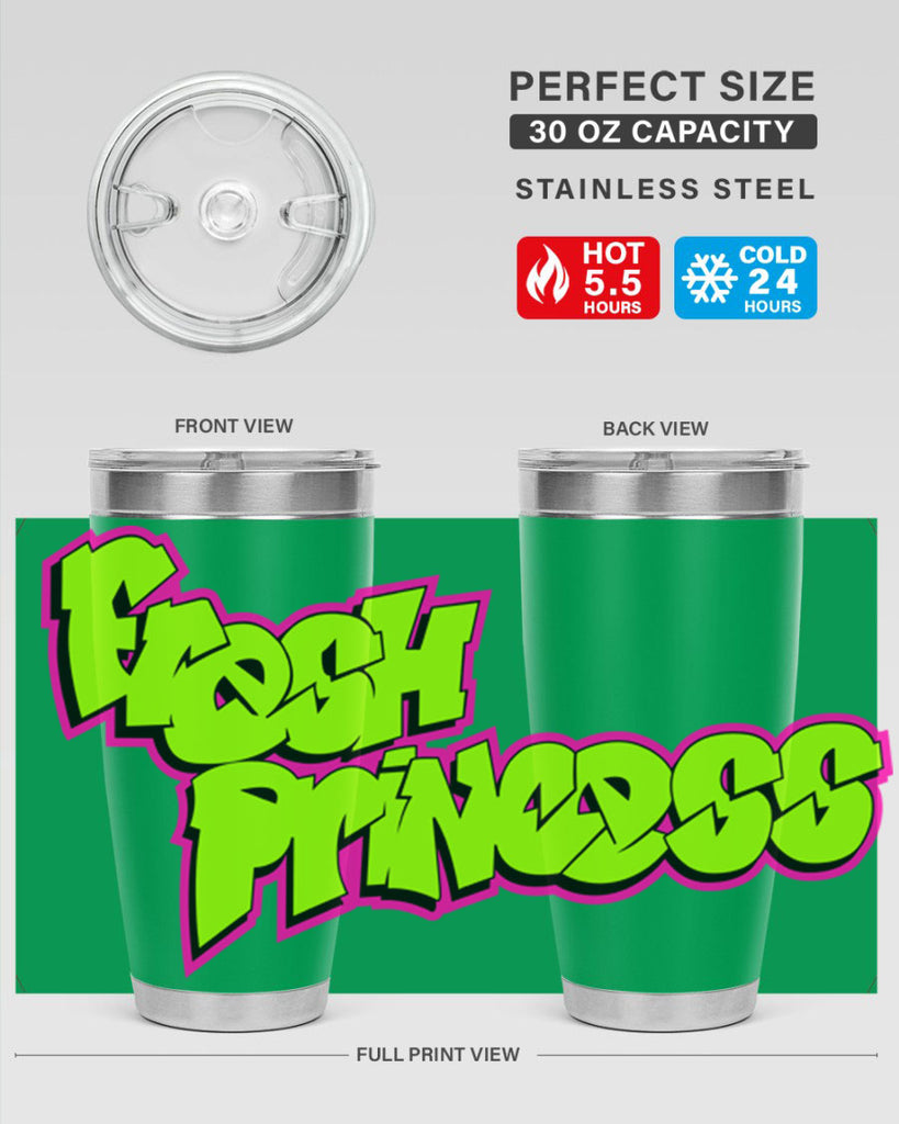 fresh princess 145#- black words phrases- Cotton Tank