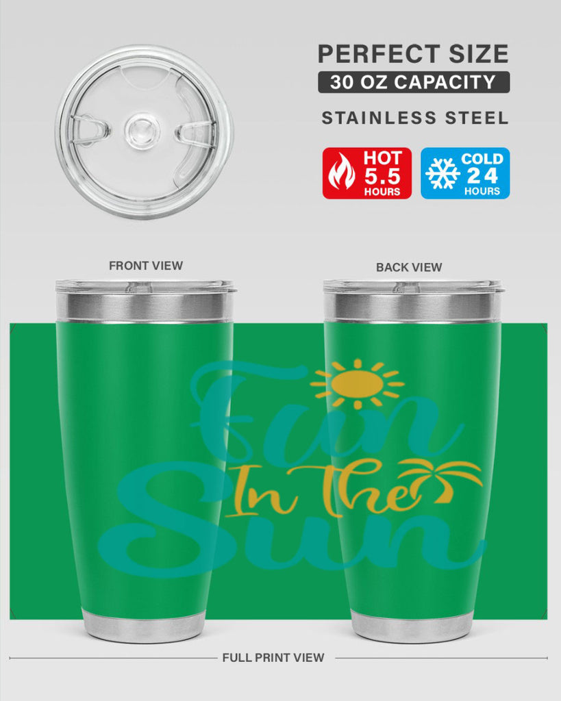 fun in the sun Style 104#- summer- Tumbler