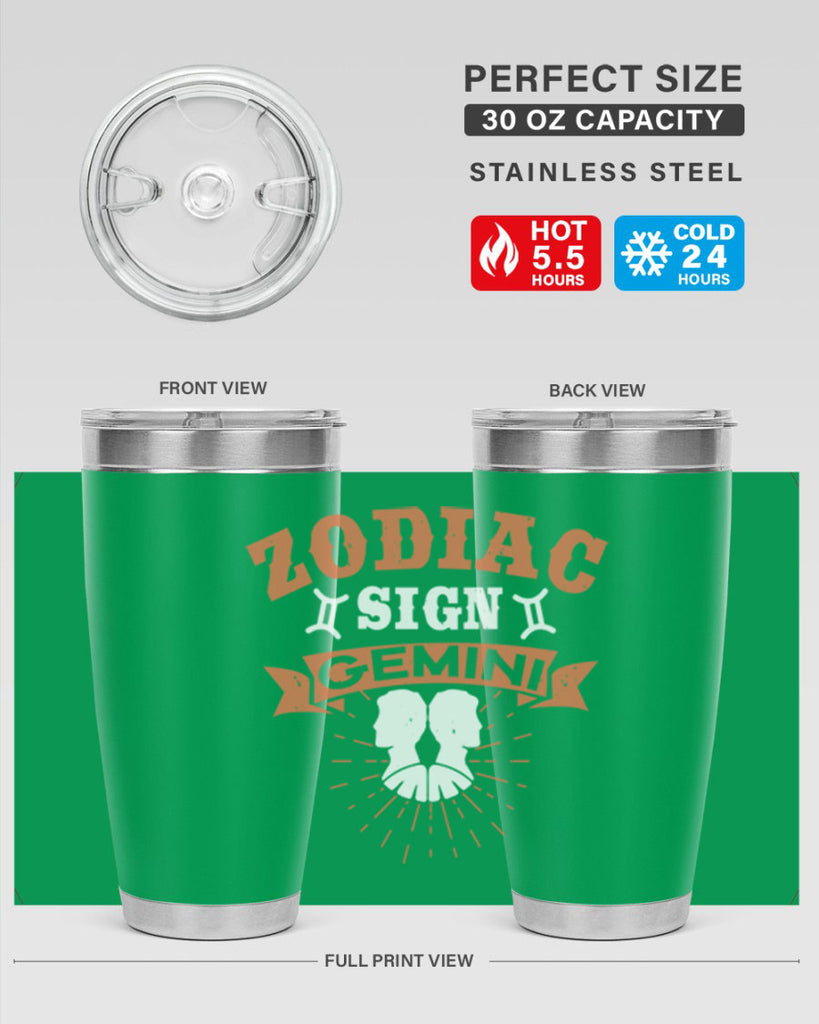 gemini 246#- zodiac- Tumbler