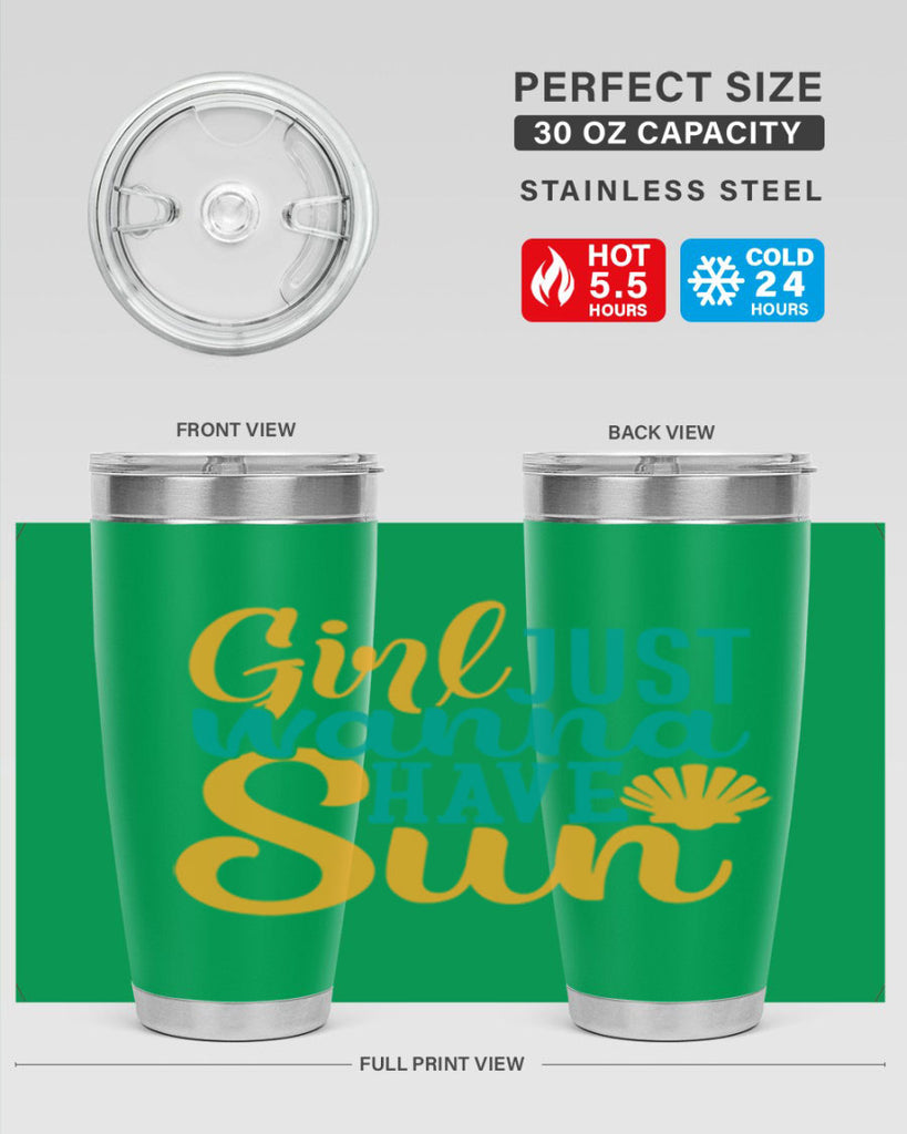 girls just wanna have sun Style 101#- summer- Tumbler