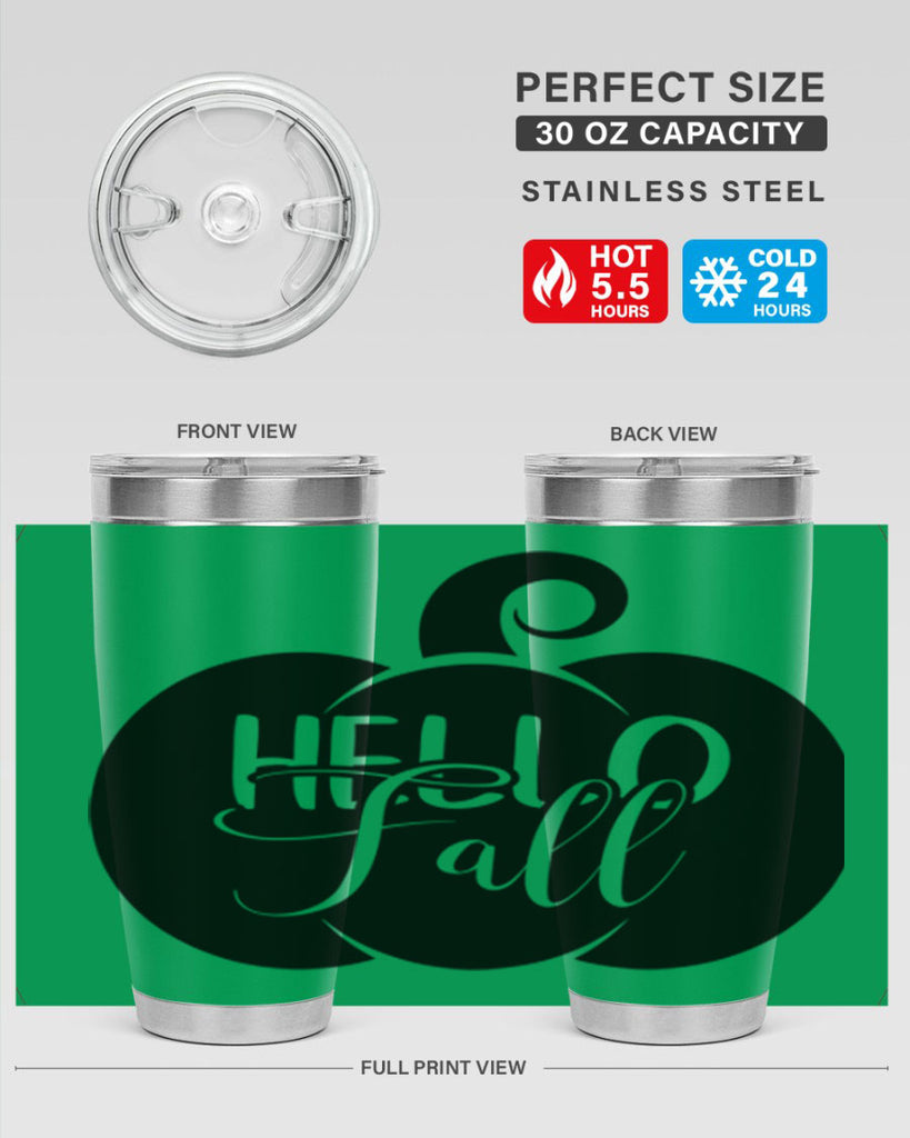 hello fall 275#- fall- Tumbler