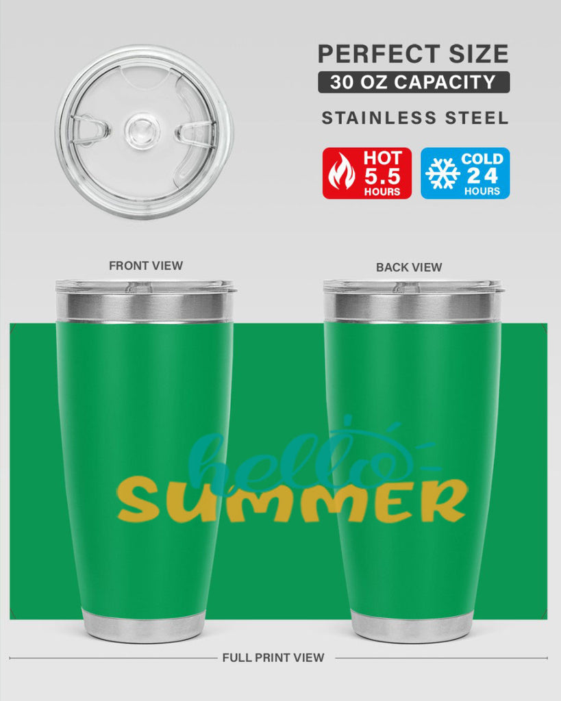 hello summer Style 97#- summer- Tumbler