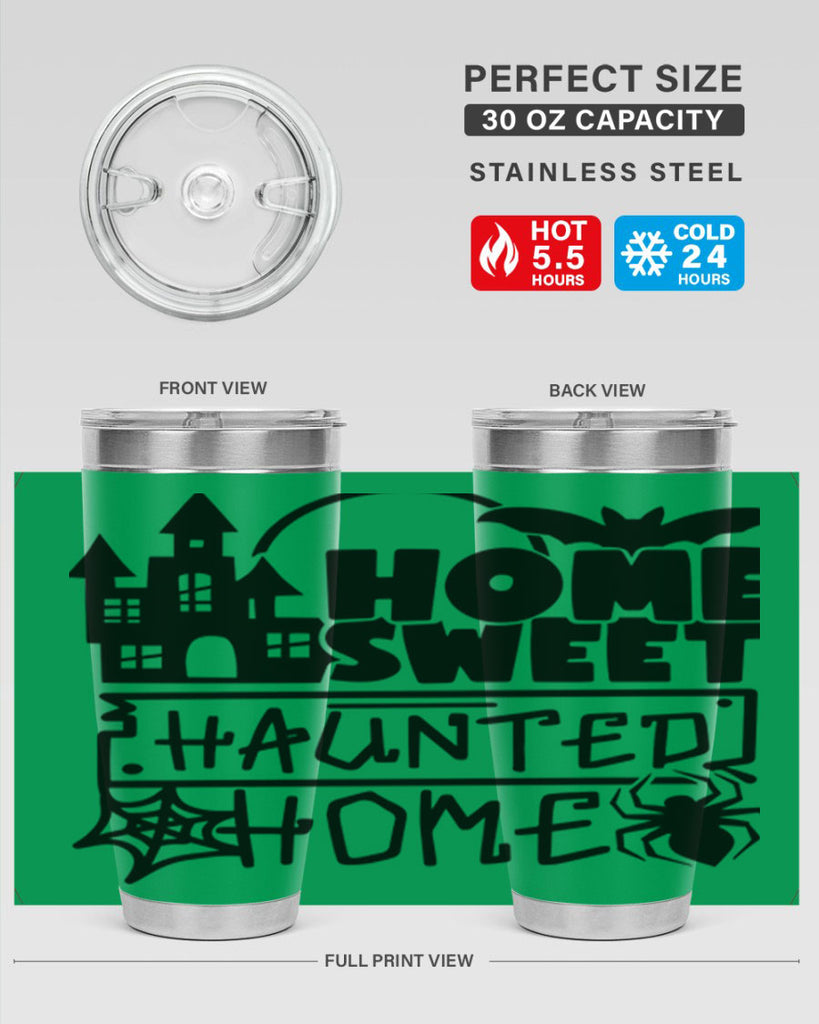home sweet haunted home 57#- halloween- Tumbler