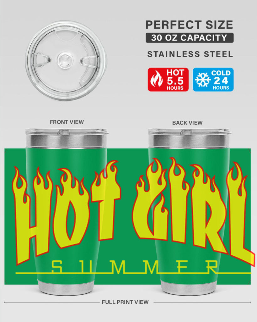 hot girl  summer fire 123#- black words phrases- Cotton Tank