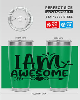 i am awesome Style 19#- autism- Tumbler