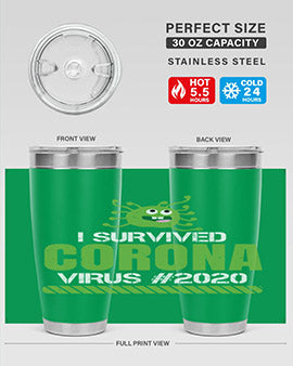 i survived coronavirus Style 33#- corona virus- Tumbler