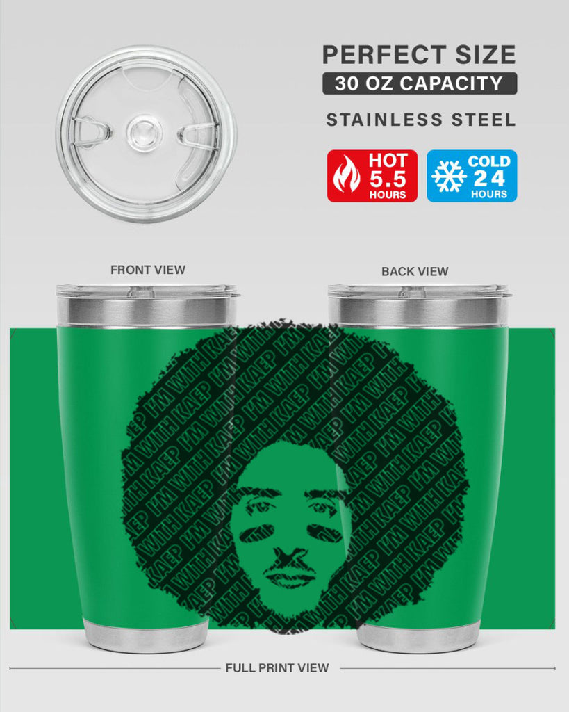 imwithkaep 24#- black men - boys- tumbler