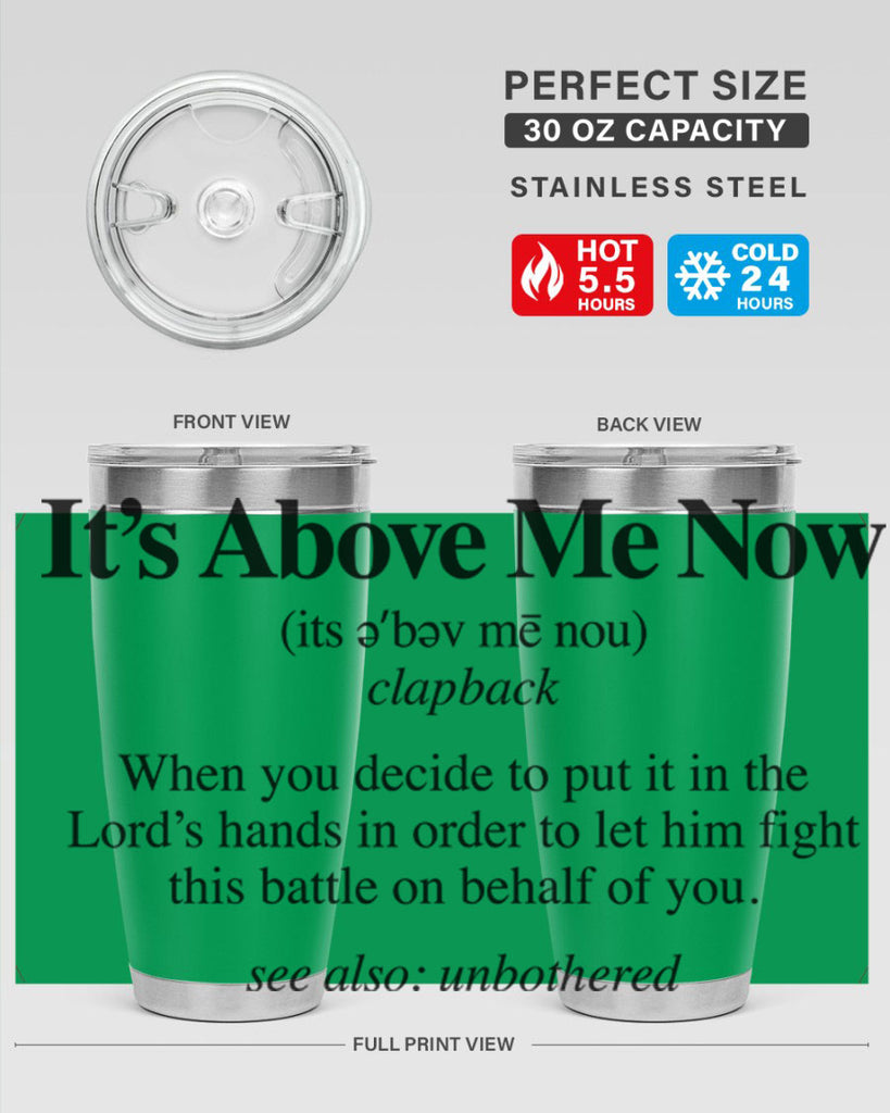 its above me now definition 104#- black words phrases- Cotton Tank