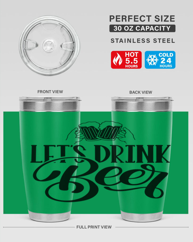 lets drink beer 29#- beer- Tumbler