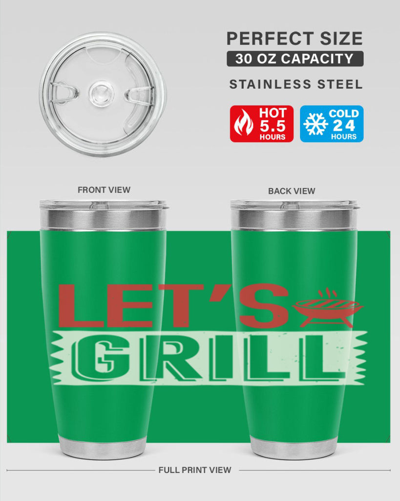 lets grill 25#- bbq- Tumbler