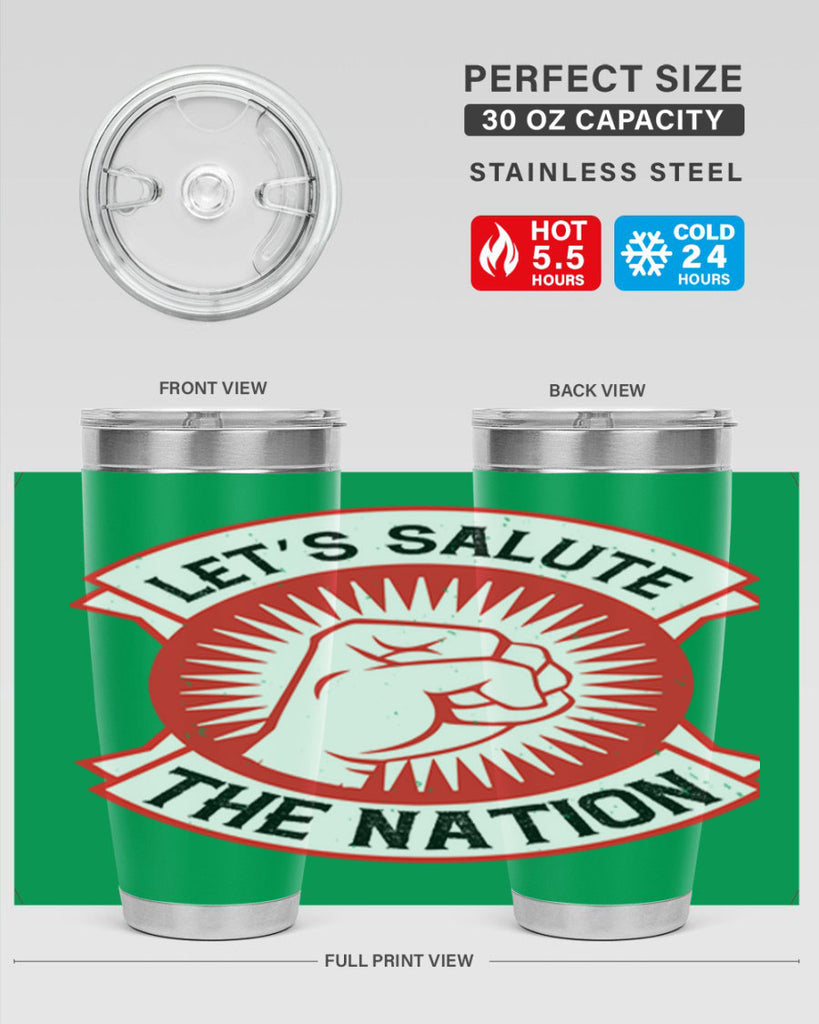 lets selut the nation Style 126#- Fourt Of July- Tumbler