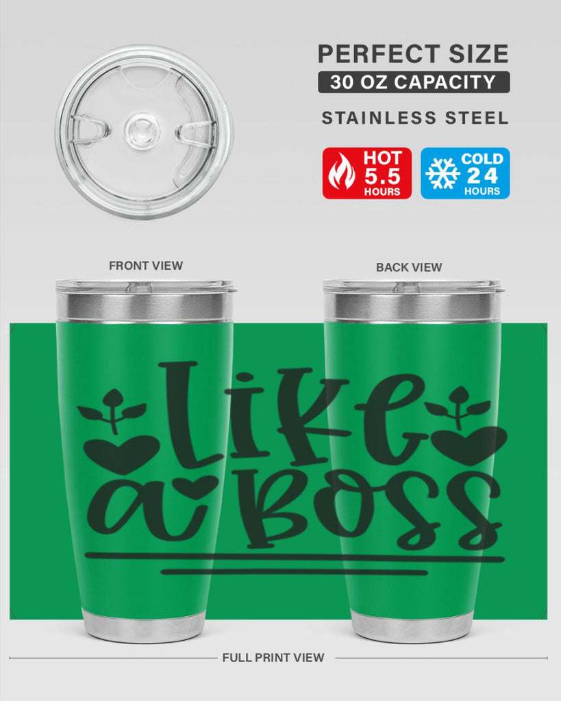 like a boss 387#- mom- Tumbler
