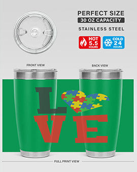 love Style 29#- autism- Tumbler