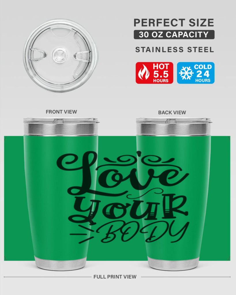 love your body 30#- gym- Tumbler