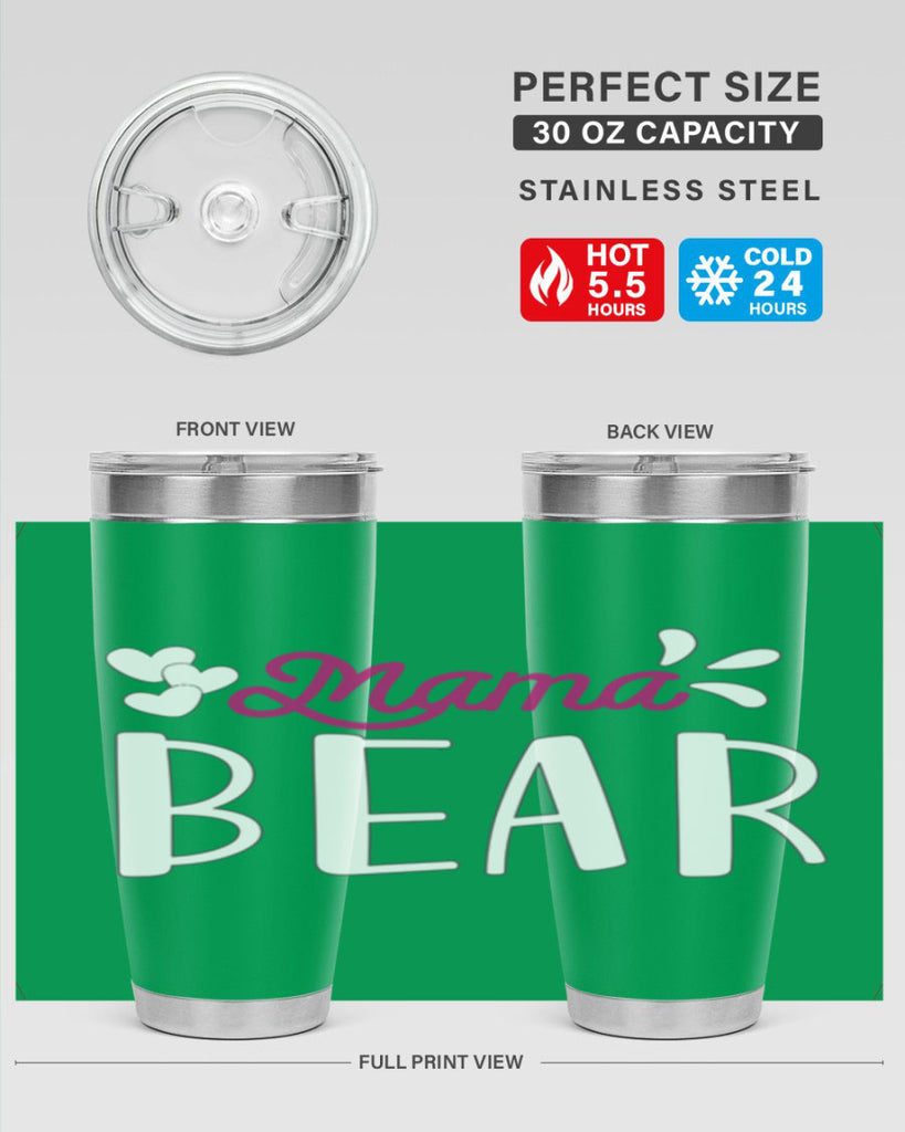 mama bear 132#- mom- Tumbler