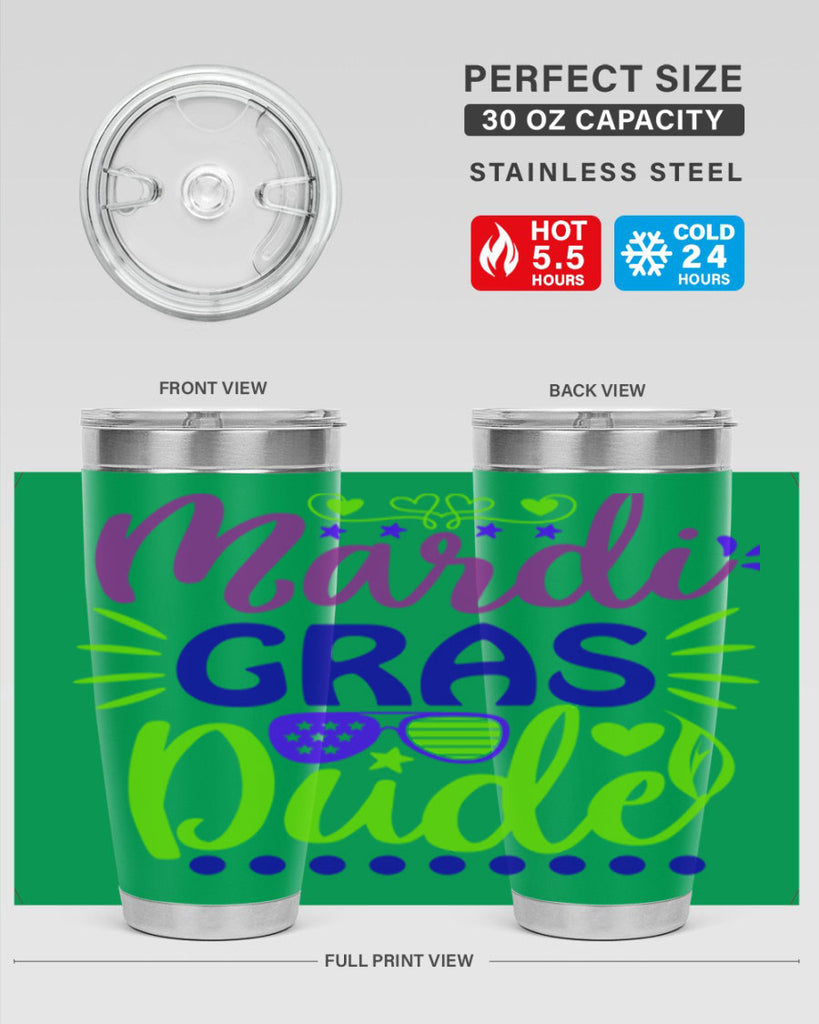 mardi gras dude 9#- mardi gras- Tumbler