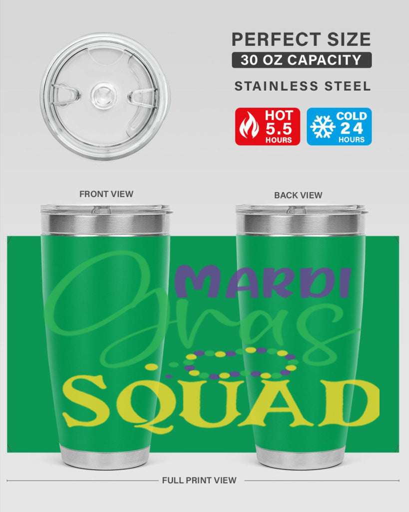 mardi gras squad 78#- mardi gras- Tumbler