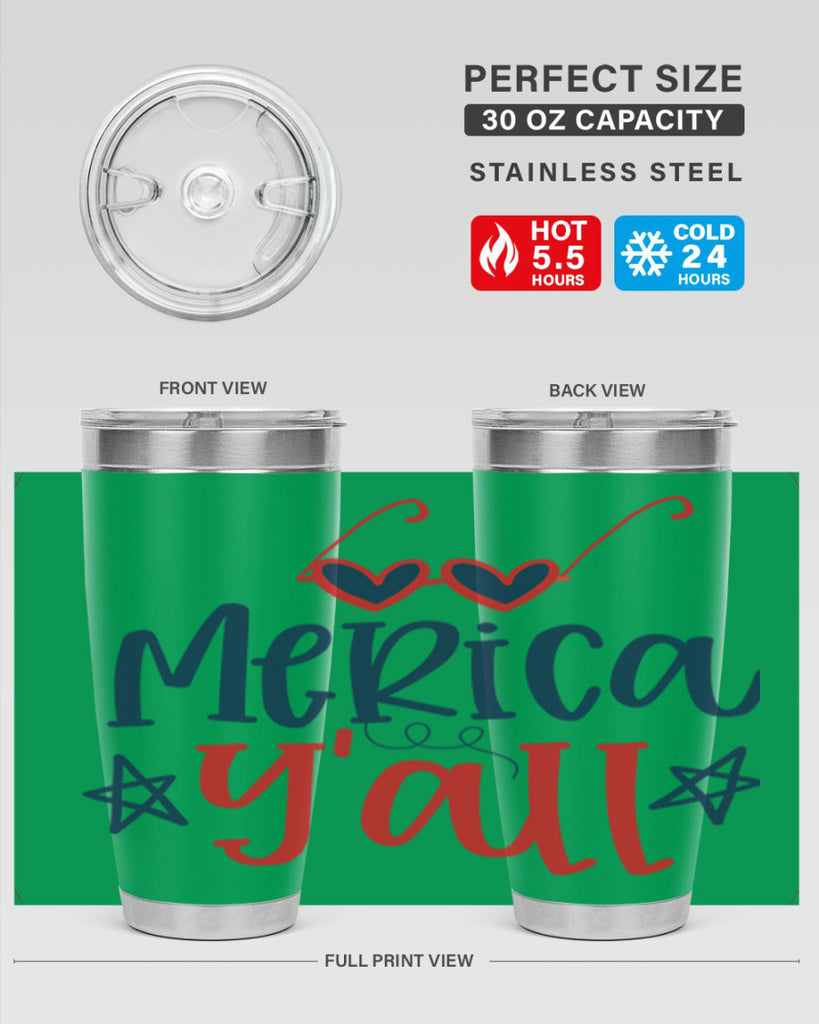 merica y all Style 82#- Fourt Of July- Tumbler