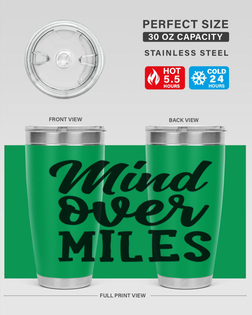 mind over miles 28#- gym- Tumbler