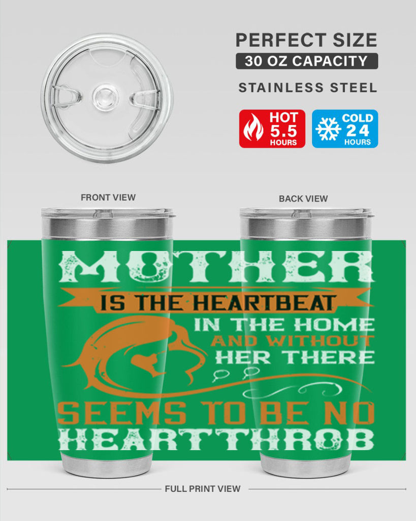 mother is the heartbeat 65#- mothers day- Tumbler