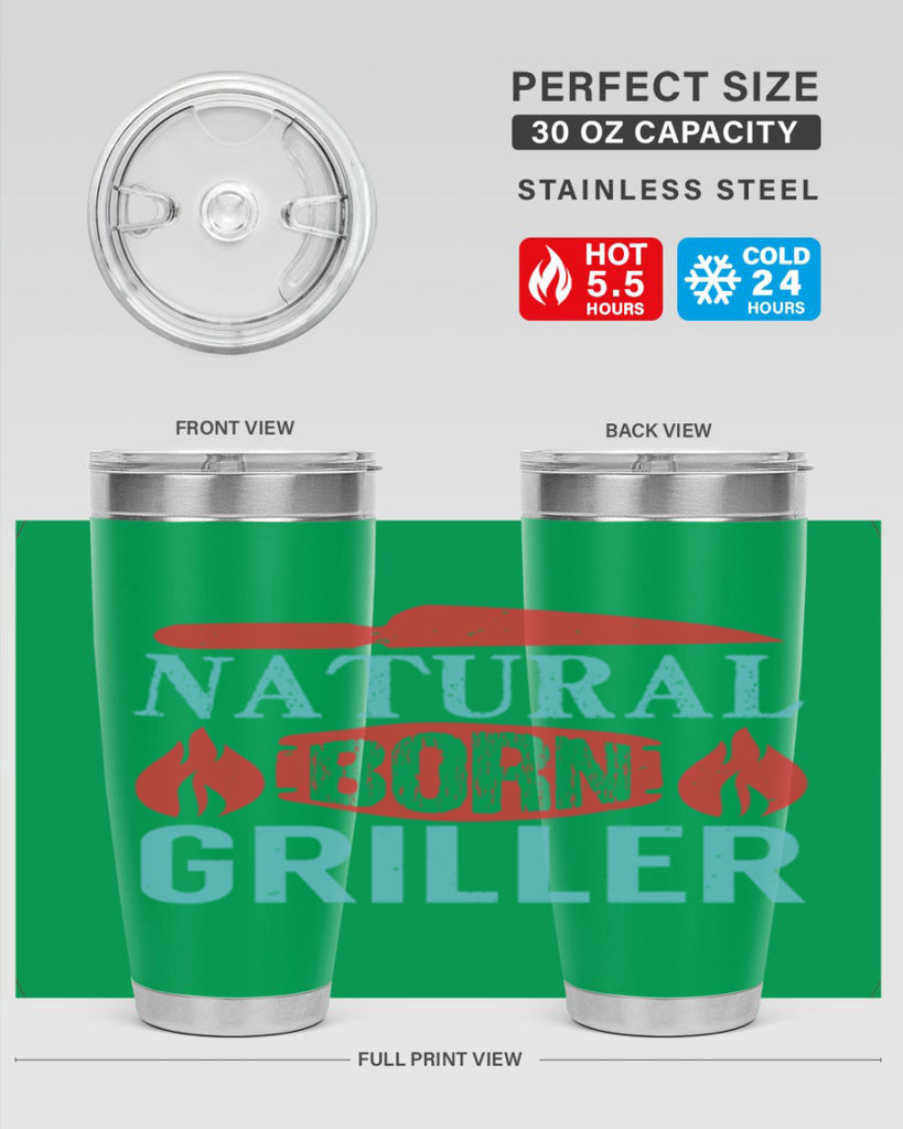 natural born griller 19#- bbq- Tumbler