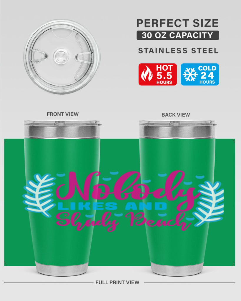 nobody likes and shady beach 520#- mermaid- Tumbler