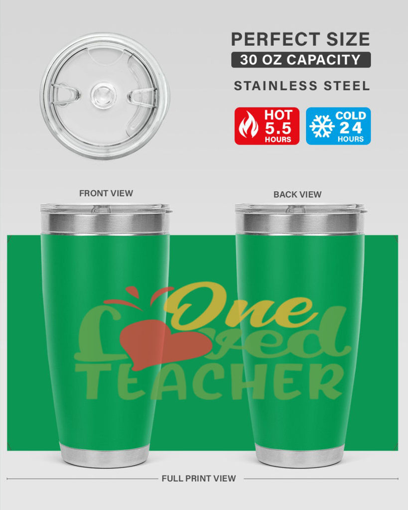 one loved teacher Style 166#- teacher- tumbler