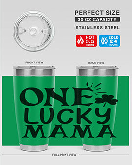 one lucky mama Style 34#- autism- Tumbler