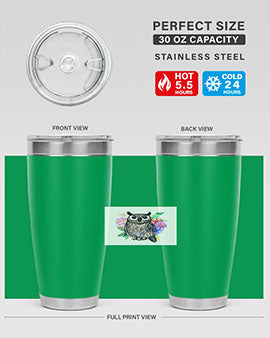 owl 3#- owl- Tumblers