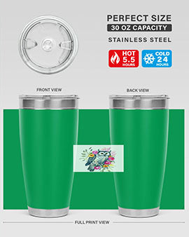 owl 8#- owl- Tumblers