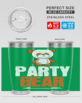 party bear 25#- Bears- Tumbler