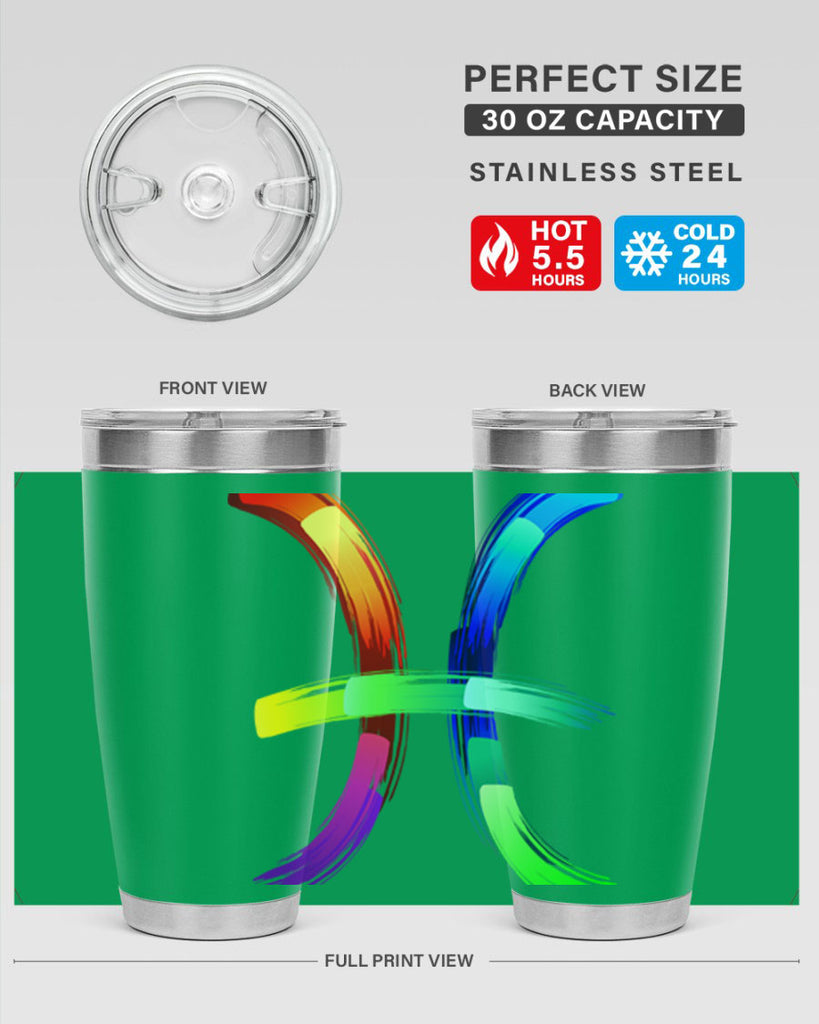 pisces 370#- zodiac- Tumbler