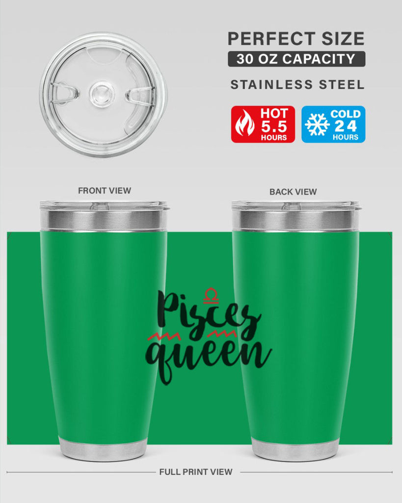 pisces queen 368#- zodiac- Tumbler