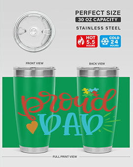 proud dad Style 36#- autism- Tumbler